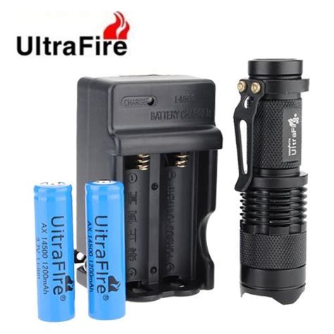 Ultrafire® Mini Cree Q5 3 Mode Led Flashlight Torch Adjustable Focus