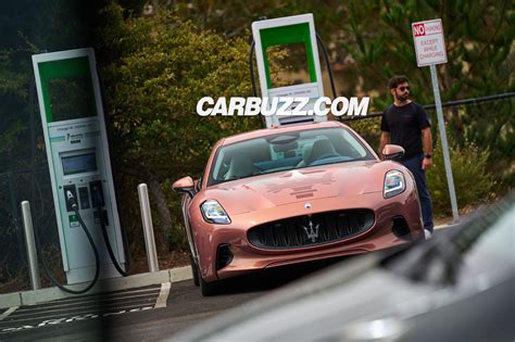LEAKED Maserati S Electric GranTurismo Folgore Spotted Ahead Of Monterey Debut CarBuzz