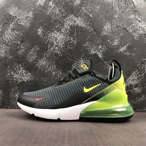 Nike Air Max 270 Anthracitevolt Black Bright Crimson Sneaker Novel