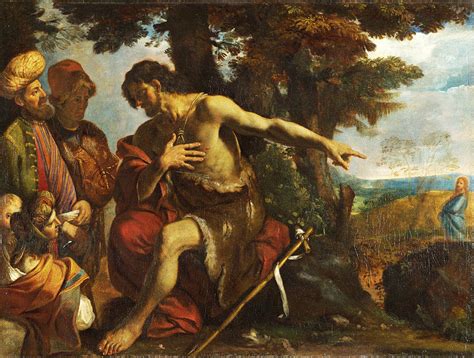 Saint John The Baptist Preaching In The Wilderness Painting By Pier