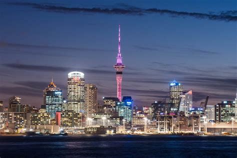 The sky tower welcomes visitors daily between 9 a.m. Sky Tower glows for Pink October