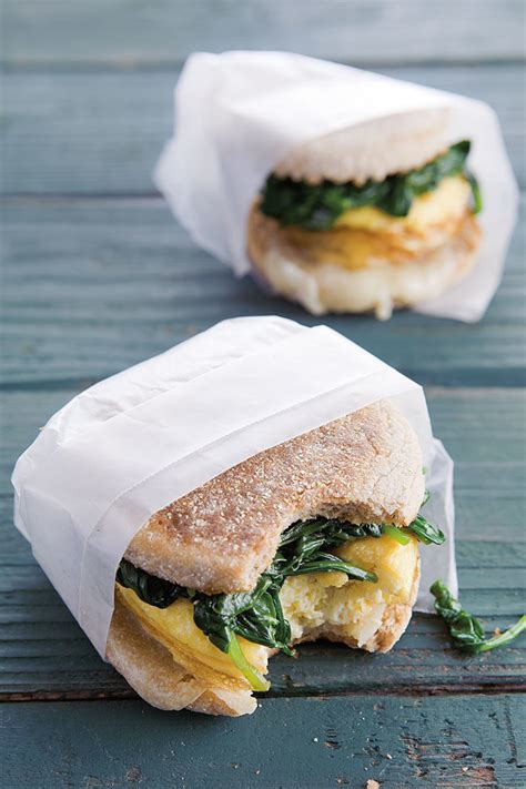 Spinach And Egg Breakfast Sandwiches Recipe Williams