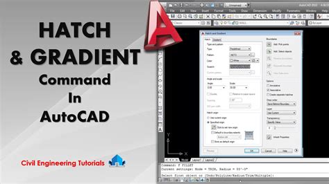 Autocad 48 Hatch And Gradient Command In Autocad Autocad 2017