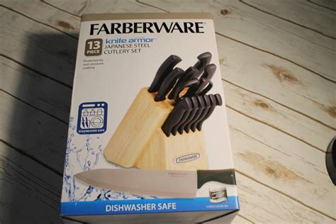 These include the quality of tempered blades and ergonomic handle shapes. Farberware Knife Armor Dishwasher Safe Knives and Knife ...