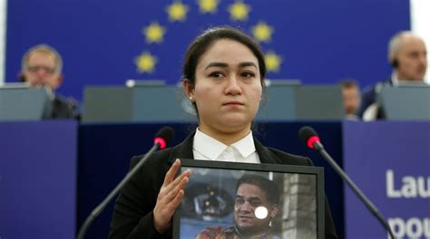 daughter of imprisoned uyghur scholar concerned china using olympics as a propaganda tool