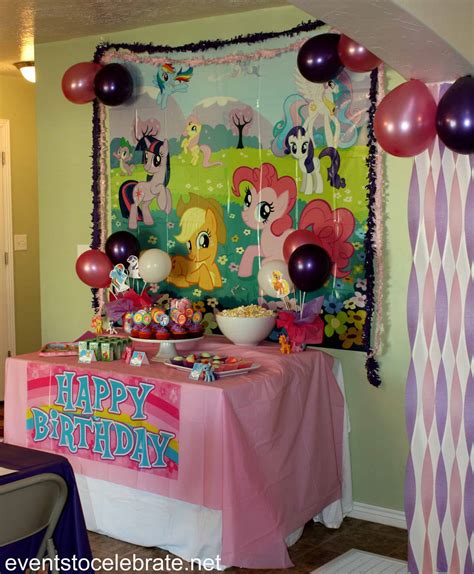 Pony Birthday Party Theme Amazon Com My Little Pony Birthday Party