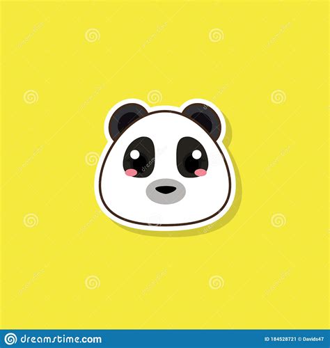 Isolated Cute Baby Panda Bear Stock Vector Illustration Of Vector