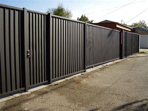 Solid Metal Fence Panels