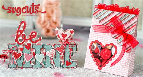 Download Be Mine Valentine Gift Set by Brigit Mann | SVGCuts.com Blog