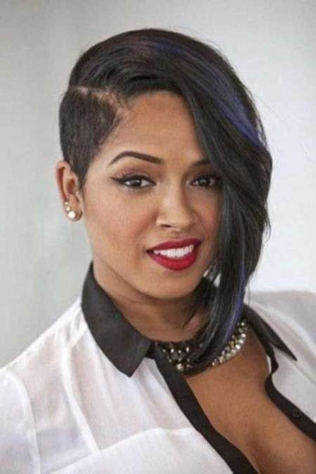 One Side Bob Haircuts For Black Women Hairstylesforblackwomen Shaved