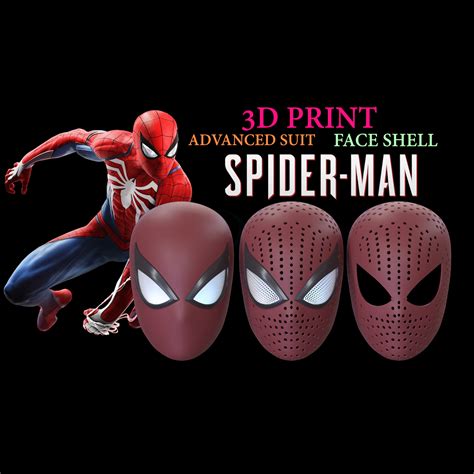 Stl File Spider Man Faceshell For 3d Printing Stl Fbx Ztl・3d Printer Design To Download・cults