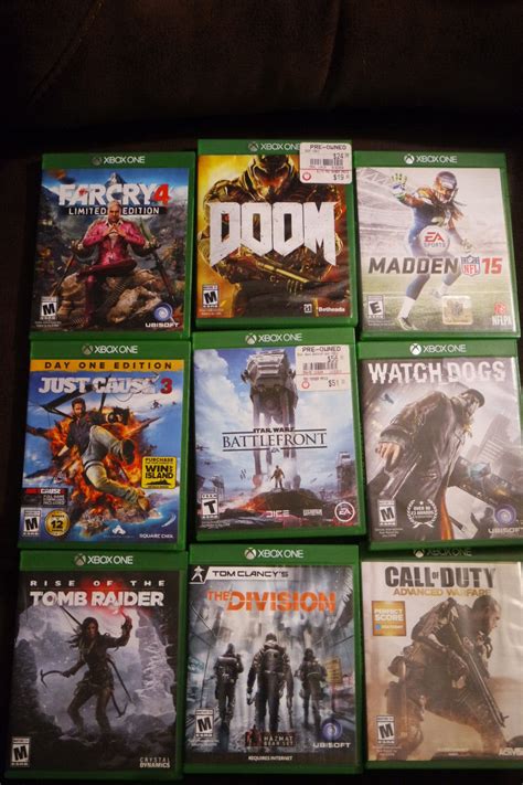 Microsoft Xbox One Game Lot 9 Video Games In Total Cuisine Reunionnaise