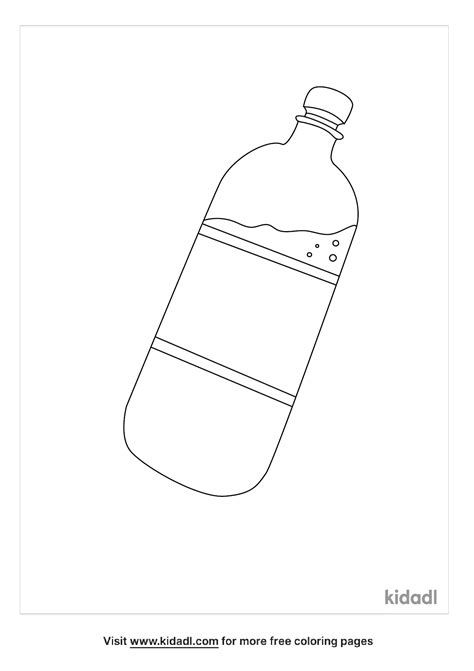 Plastic Bottle Coloring Page Ultra Coloring Pages