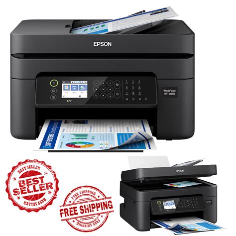 Epson All In One Wireless Color Printer Copier Scanner Fax Machine