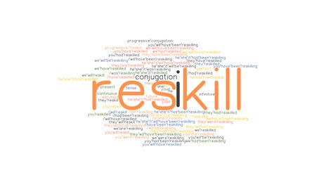 Reskill Past Tense: Verb Forms, Conjugate RESKILL - GrammarTOP.com