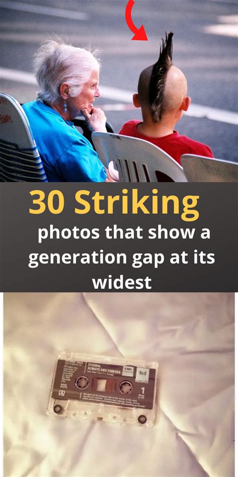 30 Striking Photos That Show A Generation Gap At Its Widest