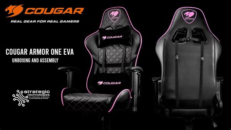 Cougar Armor One Eva Black Pink Gaming Chair Unboxing And Assembly