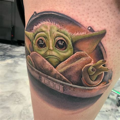 Tattoo Baby Yoda Updated 40 Baby Yoda Tattoos November 2020