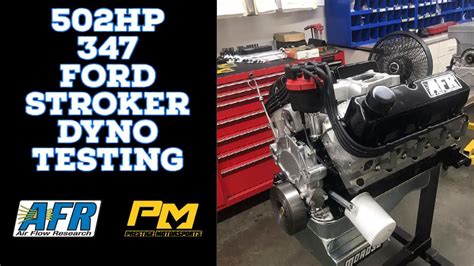 Wesleys 347 Ford Stroker With Afr Heads And Valve Covers Dyno Testing