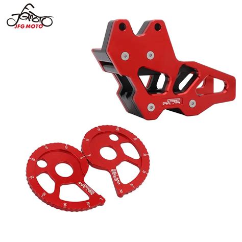 Motorbike Left Right Chain Adjuster Aluminum Chain Guide Guard Protection For Honda Crf150f
