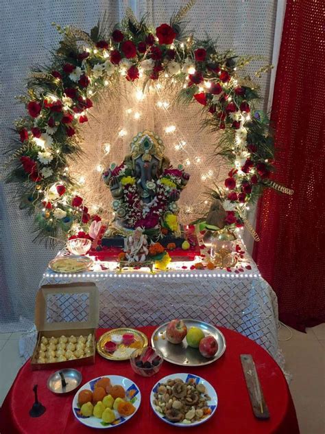 Learn new ways to make beautiful krishna. Ganpati decor | Ganpati decoration at home, Ganapati ...