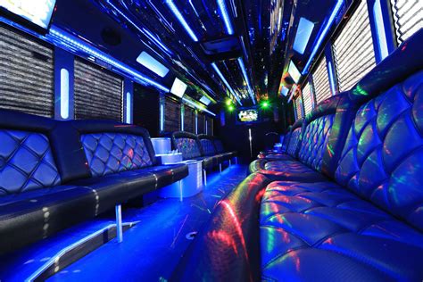 28 Passenger Party Bus Party Bus Rental In NJ Santos VIP Limousine