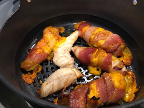 chicken air bacon wrapped tenders fryer keto recipes simplefunketo