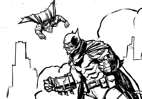Batman Vs Superman Coloring Pages At