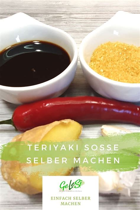 Selbst gemachte Teriyaki Sauce einfaches Rezept