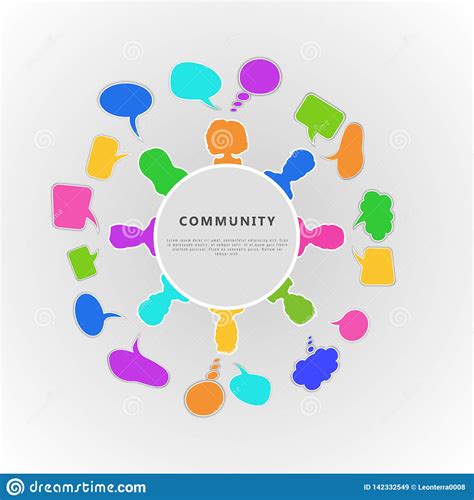 Community Infographic Concept Banner Design For Business Team