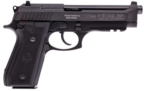 Taurus 192015117 92 Standard 9mm Luger 5 171 Blued Black Polymer Grip