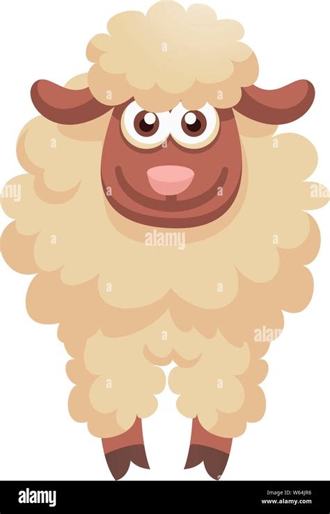 Smiling Sheep Icon Cartoon Of Smiling Sheep Vector Icon For Web Design