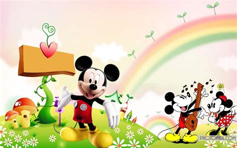 Mickey Mouse Birthday Wallpapers Wallpaper Cave