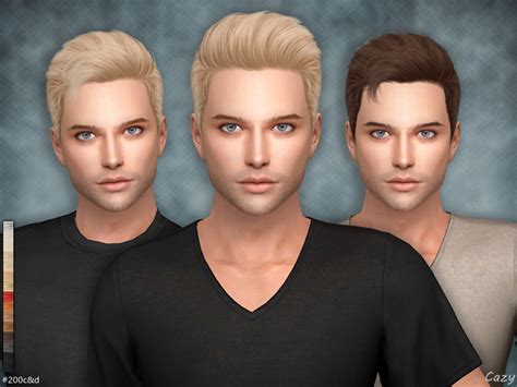 Sims 4 200c D Male Hairstyles The Sims Book Gambaran
