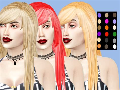 The Sims Resource Cute Retextured Hair
