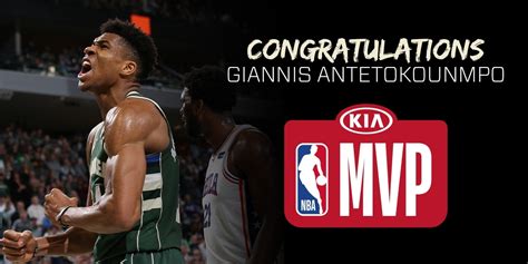 Giannis Antetokounmpo Named Nbas Most Valuable Player