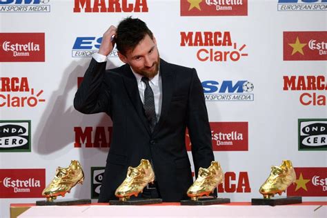 lionel messi wins fourth golden shoe as europe s top scorer the globe and mail
