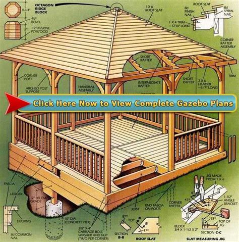 Most homeowners pay between $3,388 and $9,744. DIY Gazebo Plans, Designs, Blueprints And Diagrams For Building A Gazebo Fast And Cheap | Gazebo ...