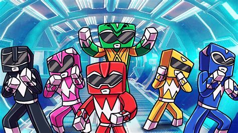 Minecraft POWER RANGERS SAVE THE CITY Morph Hide And Seek Power