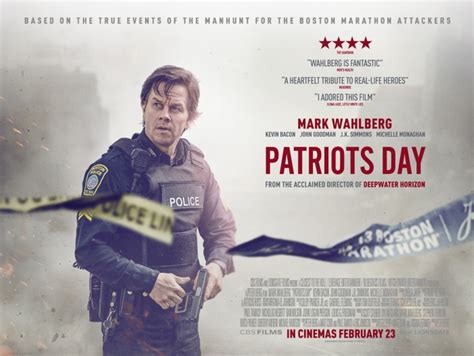 Марк уолберг, кевин бейкон, джон гудман и др. UK Movie Posters for Mark Wahlberg's Patriots Day