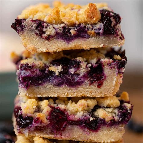 Blueberry Crumb Bars Recipe Dinner Then Dessert