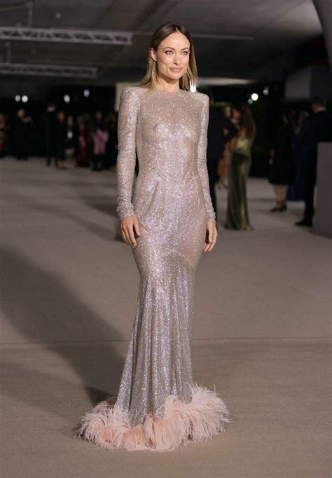 Academy Museum Gala 2022 Gorgeous Olivia Wilde In See Through Alexandre Vauthier Dress