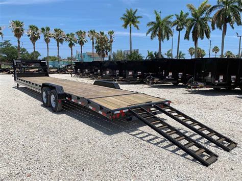 Pj 36 Gooseneck Car Hauler 7 Ton B8 362 All American Trailer Company