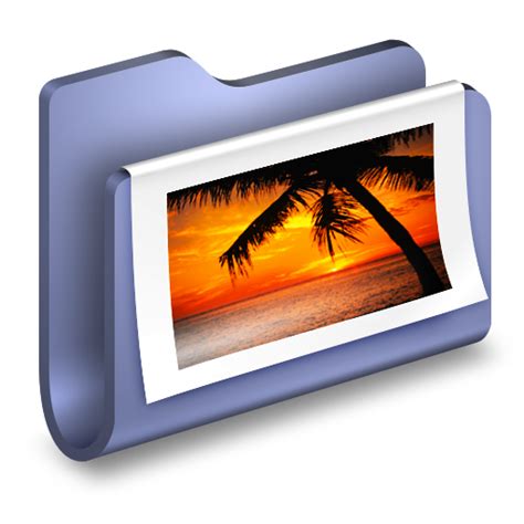 Photos Blue Folder Icon Alumin Folders Iconset Wil Nichols