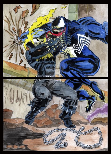 Ghost Rider Vs Venom By Whatproductions On Deviantart