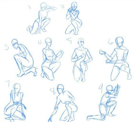 Body Positions Fighting Stances Text Kneeling How To