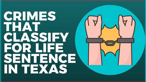 5 Crimes That Classify For Life Sentence In Texas