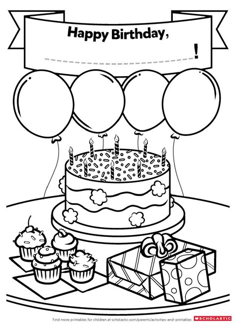A Homemade Birthday Card Worksheets And Printables Scholastic Parents