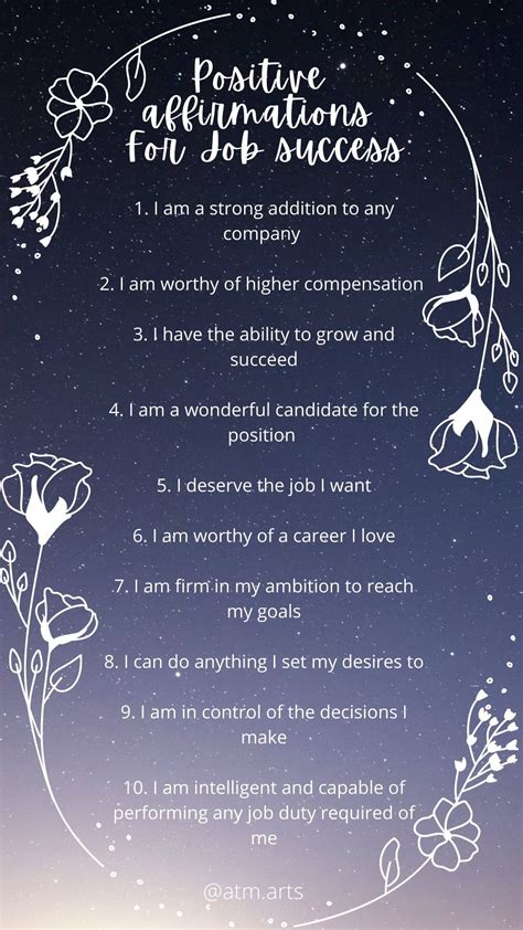 Career Affirmations Daily Positive Affirmations Morning Affirmations