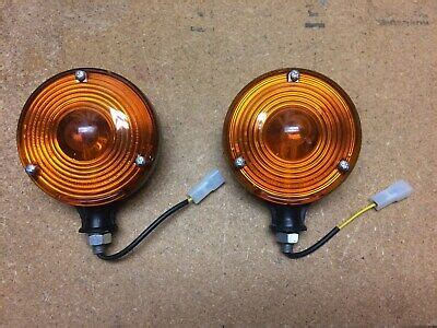 Pair Tractor Warning Lamp Flasher Lights Replace Deere Ch